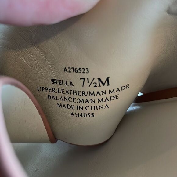 NIB H by Halston Cognac Wedge Suede Sandals Size 7.5M - Picture 10 of 10